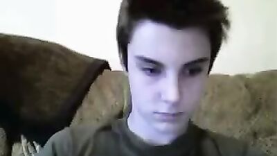 A very handsome boy all smoothly alone at home