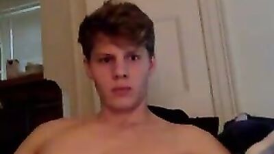 Gay Cumshot Amateur Solo: Web Cum in the City