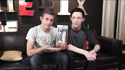Hot boys dildo and dick