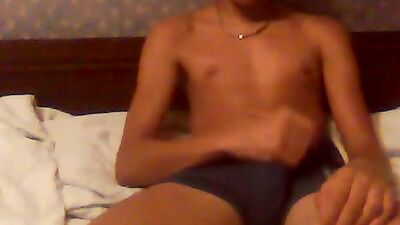 Young Boy Masturbating - Gets Off with Hands and Cum Shots!
