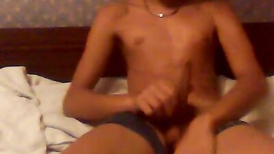 Young Boy Masturbating - Gets Off with Hands and Cum Shots!