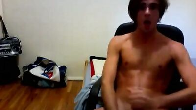 Jerking Off Slim Twink: Cum Shots Galore in Gay Porn!