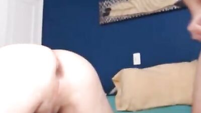 Barebacking Lovers on Webcam - Two Men Going Wild in Bed!