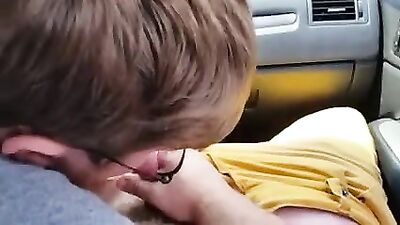 Oral Thrills: More Car Head Action!