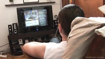 Daddy Rough Fucks His Son - Gay Anal Porn