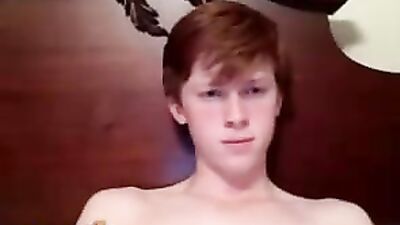 Handsome Redheads Sensual Cumshot - A Young Guys Solo JO