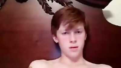 Handsome Redheads Sensual Cumshot - A Young Guys Solo JO