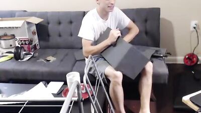 Bos Boy 321: Gay Porn Webcam Show with BDSM Elements!