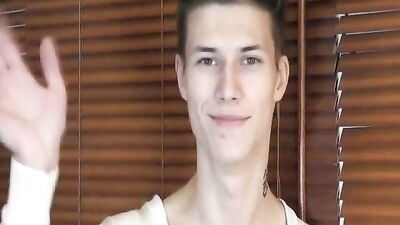 Horny boy on couch 060