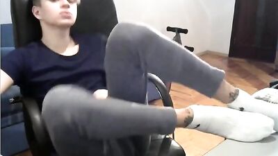 1hotboy1s Web-Cam Gay Porn Video - Steaminess in the Shower!