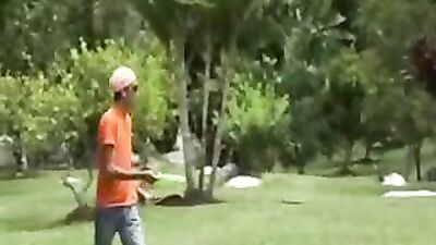 Gay Latino Outdoor Fuck Fest