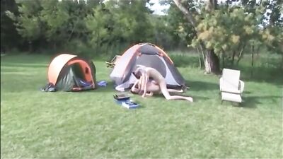 Camping Twinks Go Wild in Public Flip Flops!