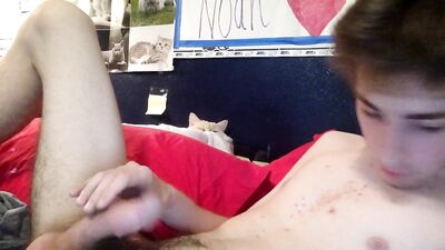 Jerking off Hairy Twink: A XXX Webcam Adventure