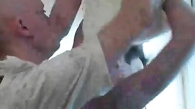 Young Kyle Fucked in Toilet by Cleaner: Gay Bathroom Encounter!