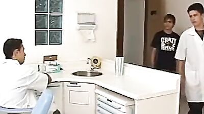 Young Twink Dentist Gets Drilling Oral Sex with Older Dentist in Gay Porn Video!