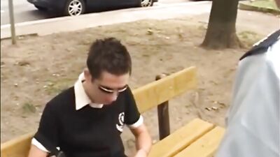 Busted on Campus - A Gay Porn Cumshot Adventure!