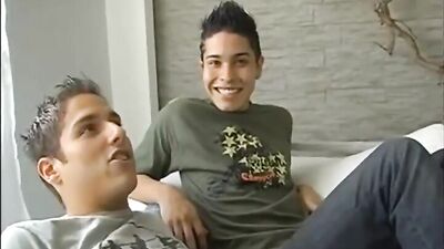 Gay Threesome Cum Tasting Heat - Straight Guys Go Wild!