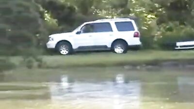 Outside Fucking on Car: Gay Public Amateur Action!