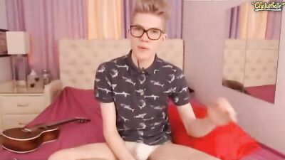 Camboy15s Gay Handjob Solo Web-Cam: Hidd*en Desires Fulfilled!