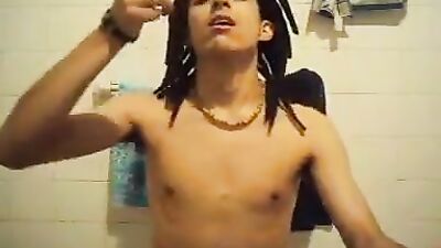 Dreads Twink Cumshot Collection: Big Cock Amateur POV