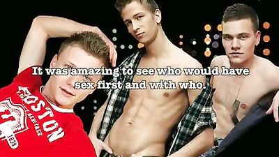 Gay Mates Horny Threesome Cumshots Group Sex