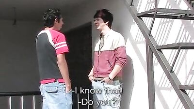 Hot bare latinos on strairs 369