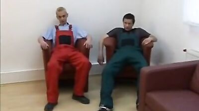 Loaded Cock Meets Locked Stud in Hot Bareback Action!