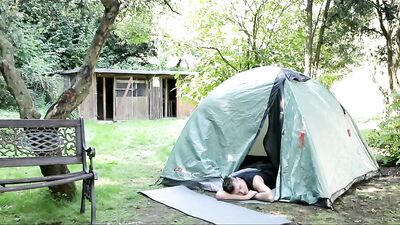 Gay Camping - Exploring Each Other: Dirty Public Outside Cum Shots