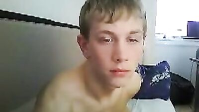 Blonde Boy Cum Shots Handjob: Wild Gay Sex Party with Handsome Men!