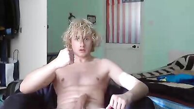 Blond Boys Cum Shots Solo: Hot Gay Porn Action!