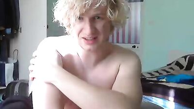 Blond Boys Cum Shots Solo: Hot Gay Porn Action!