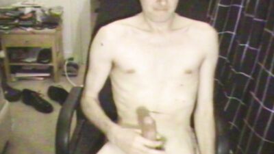 Skinny Guys Stunning Cumshot - Big Cocks and Solo Jerking!