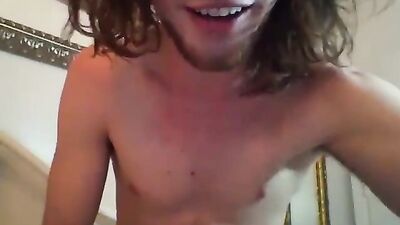 Long cock long haired boy