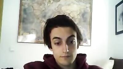 Spanish Very Cute Gay Boy Fingering His Hot Ass On Cam - Bareback Big Cocks Cum Shots