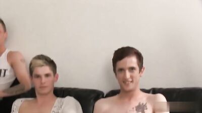 Horny orgy of bare boys group 497