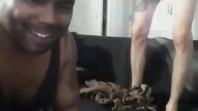 Interracial dad & son