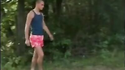 Boys Outdoor Bareback - Raw and Rough!