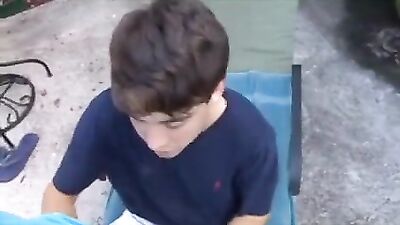 Backyard Brothers: Hot Bareback Action in the Sun!