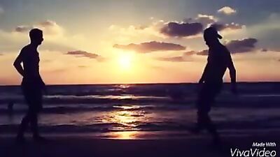 Sunset Muscle Worship: A Gay Porn Fantasy