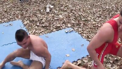 Wrestling Romanian Muscles - Max vs Denny