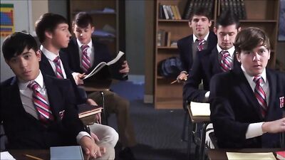 Wild Classroom Masturbation: High School Boy Ejaculates During Lesson!