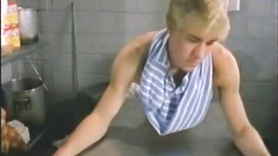 Raw Thrusting in Vintage Kitchen: An Old-Fashioned Gangbang!