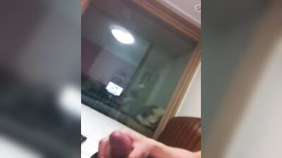 Explosive Cumshot: Asian Web-Cam Show with Handsome Guy