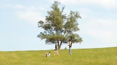 Outdoor Three-Way: Horny College Boys Get Fucked Hard in the Woods