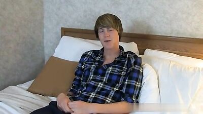 Horny boy wanks with his massive dildo 653 in a sexy gay porno!