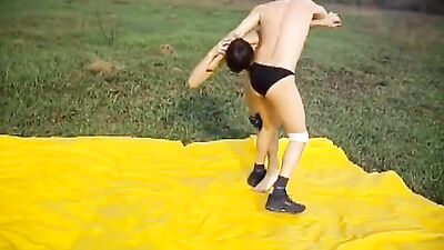 Speedos Under the Ring Lights: Amateur Fetish Wrestling!