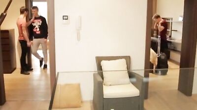 Bareback Blond Boys Fun for Two and alone - Bareback Action with Hot Twinks!