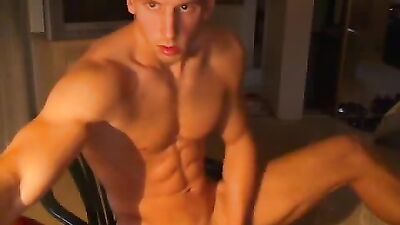 Hot College Stud Whacks Off Again in Amateur Big Cocks Cum Shots!