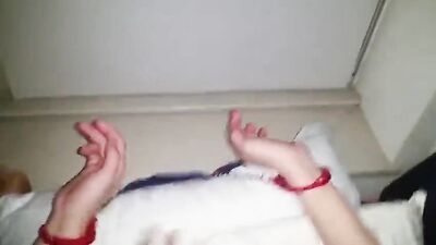 Blindfolded Blond Boy Helplessly Used by Dads Friends in Fetish Porn Video!