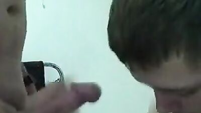 Old Dad Sucks Young Stepson Cum in Mouth - Gay Amateur Blowjob